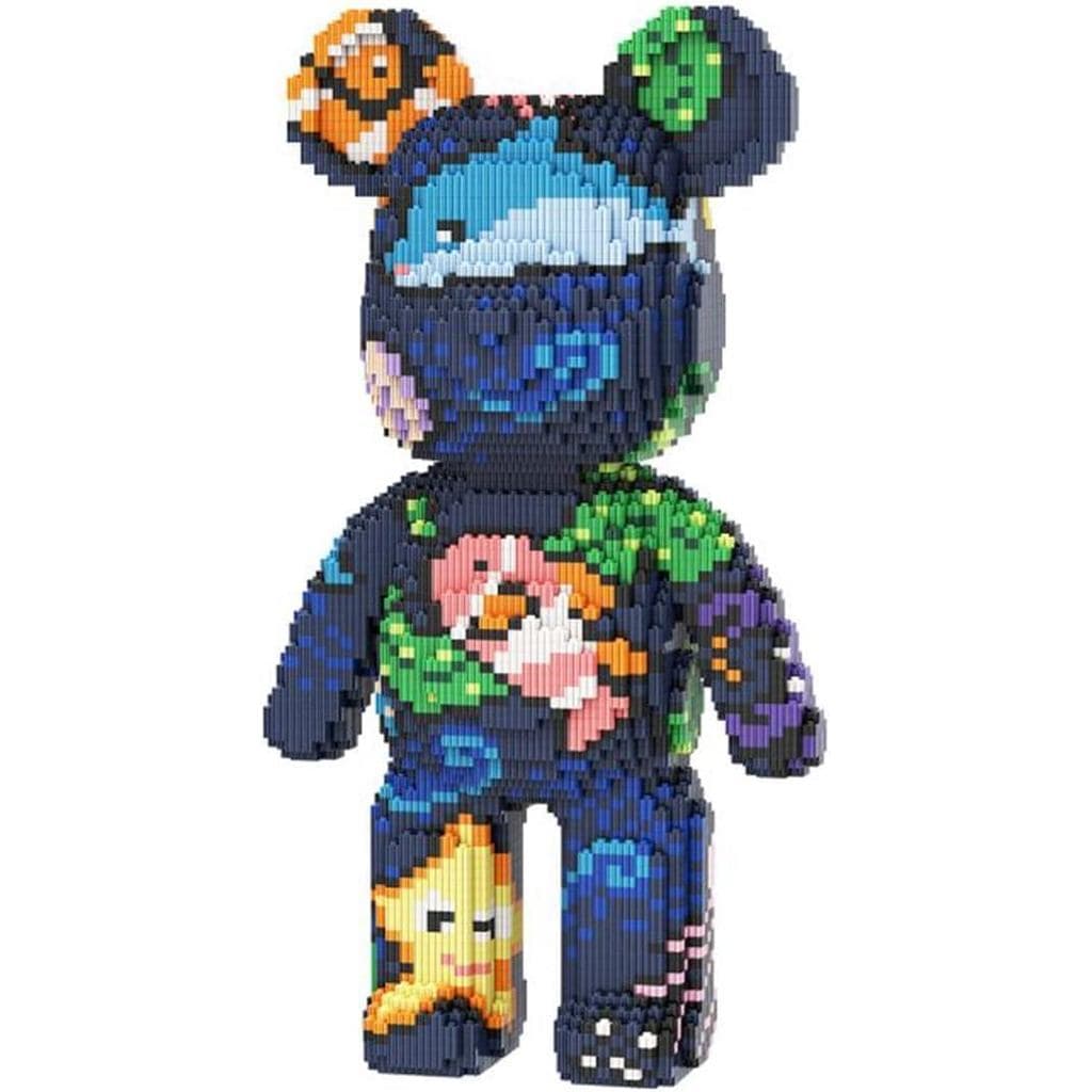 Conjunto de Blocos de Montar Micro Teddy Blocks Bear (6880 Peças) |   Mundo Subaquático em Blocos com Gaveta de Armazena