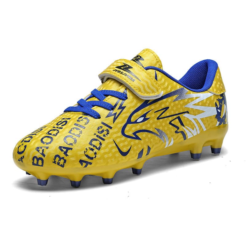 Novas botas de futebol sem renda Falcon Professor de competição de estudantes do ensino médio primário