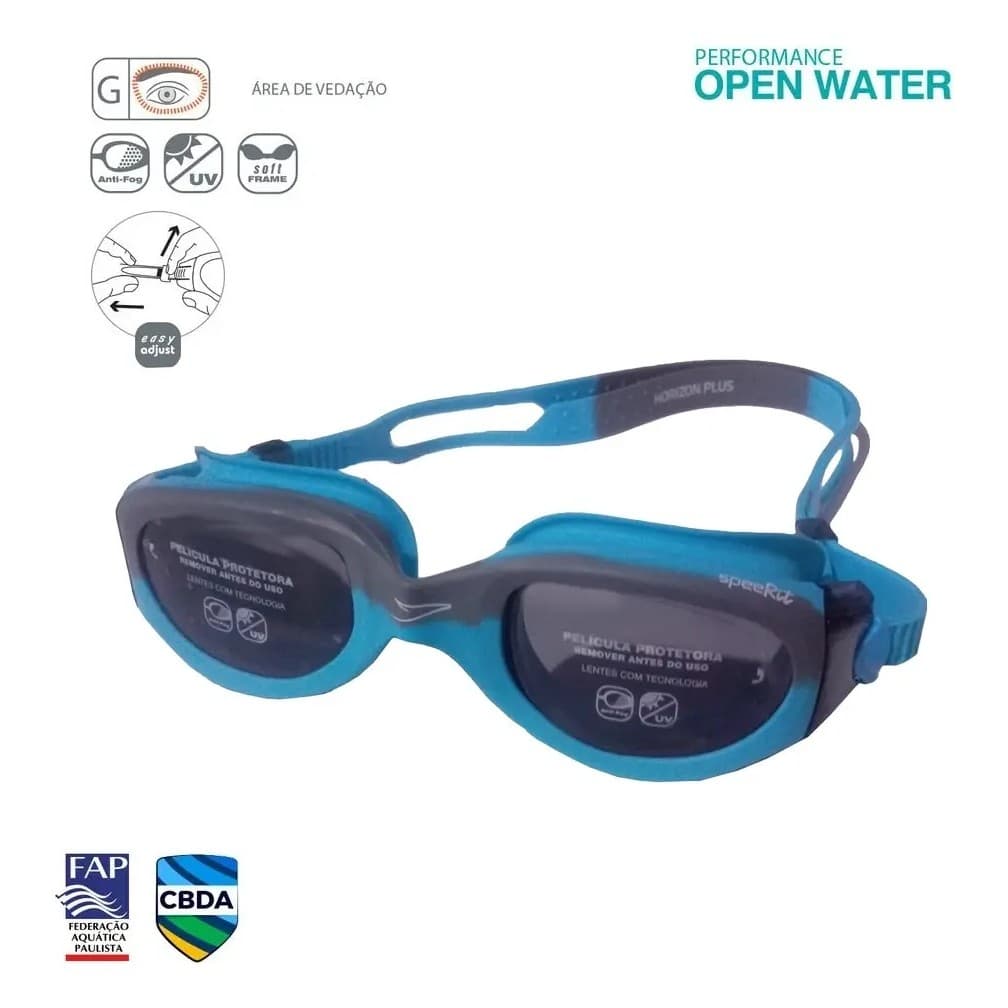 Óculos Natação Speedo Horizon Plus Espelhado Triathlon