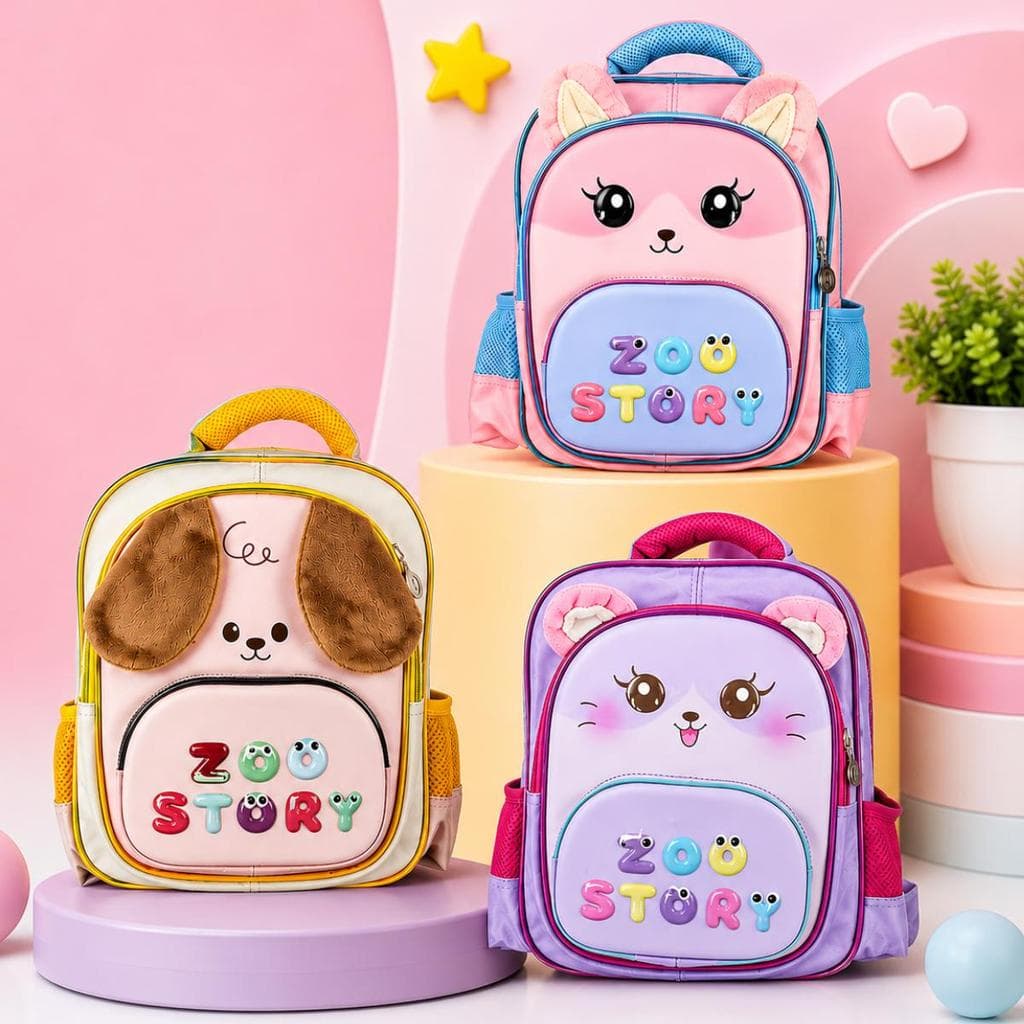 Mochila Infantil Menina Menino Escolar Leve Para Passeio Dia a Dia Material Escola Volta as Aulas