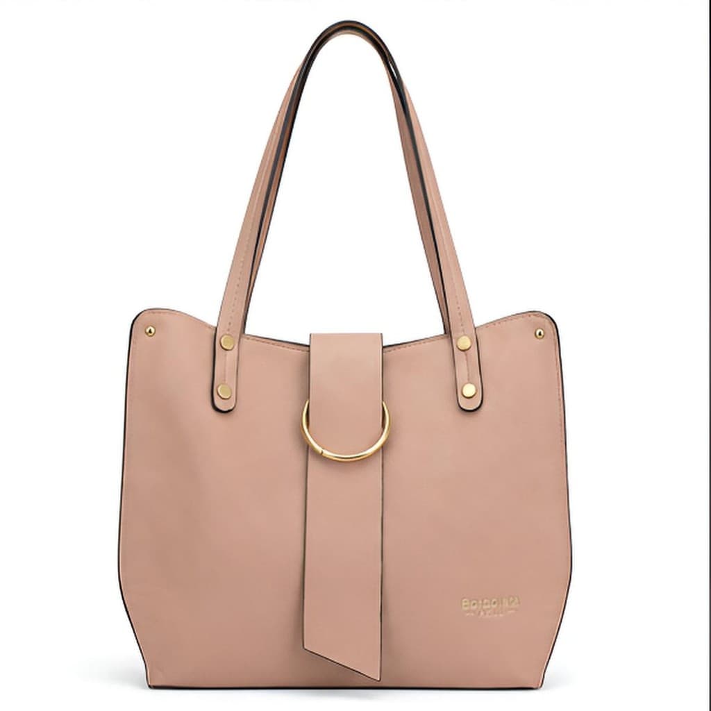 Bolsa Feminina Casual Grande Basica Borboleta Azul  P953