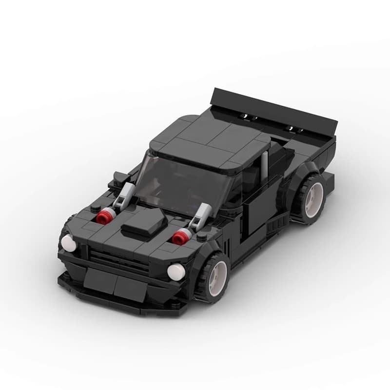 Modelo de carro MOC Hoonix V2, brinquedo de montagem compatível com blocos de construção de pequenas peças.