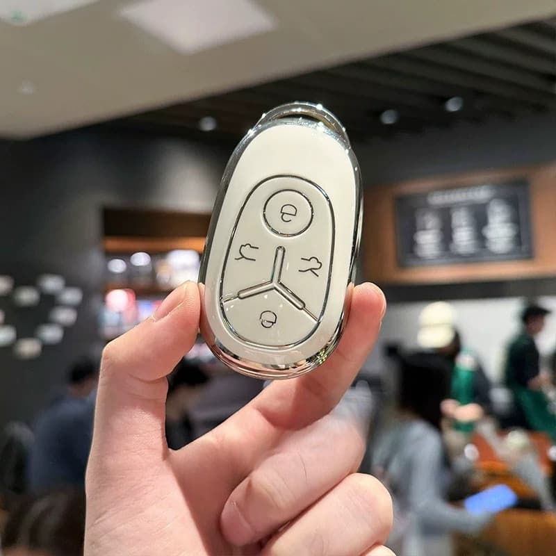 Para Geely Galaxy EX2 Smart Key Cover-2024 GEOME Free Exploration Edition , Capa De Proteção Total Com Fivela , Masculin