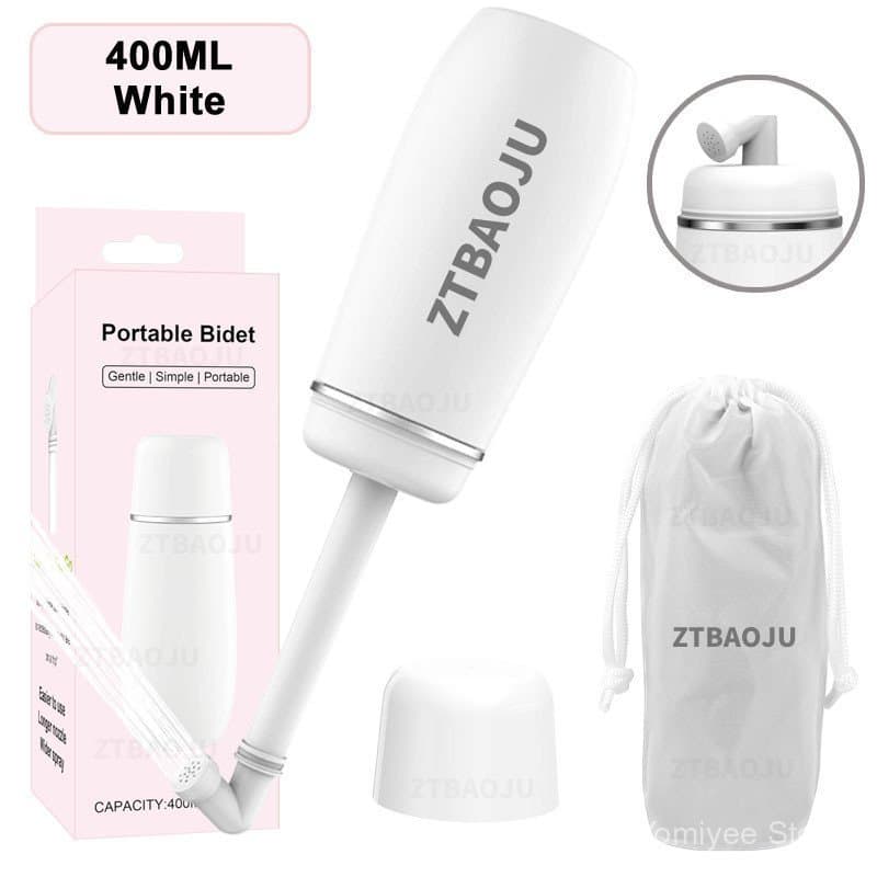Dispositivo portátil para higiene íntima feminina, lavador corporal, irrigador, limpador manual para gestantes e bebês.