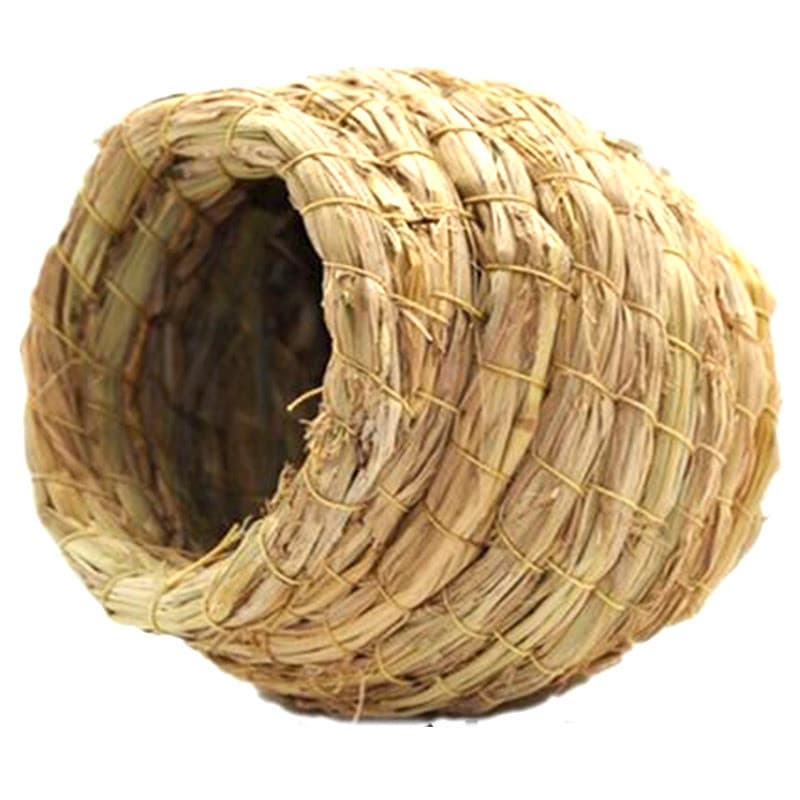 Ninho de pássaro tecido de palha Natural Ninho de pássaro Pele de tigre Peônia Pássaro Pérola Ninho de reprodução de pás