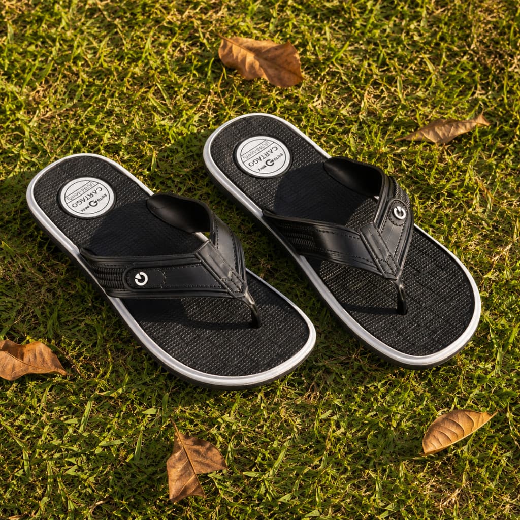 Chinelo Masculino Cartago Slide Adulto Macio Leve Confortável Para Passeio E Uso Casual