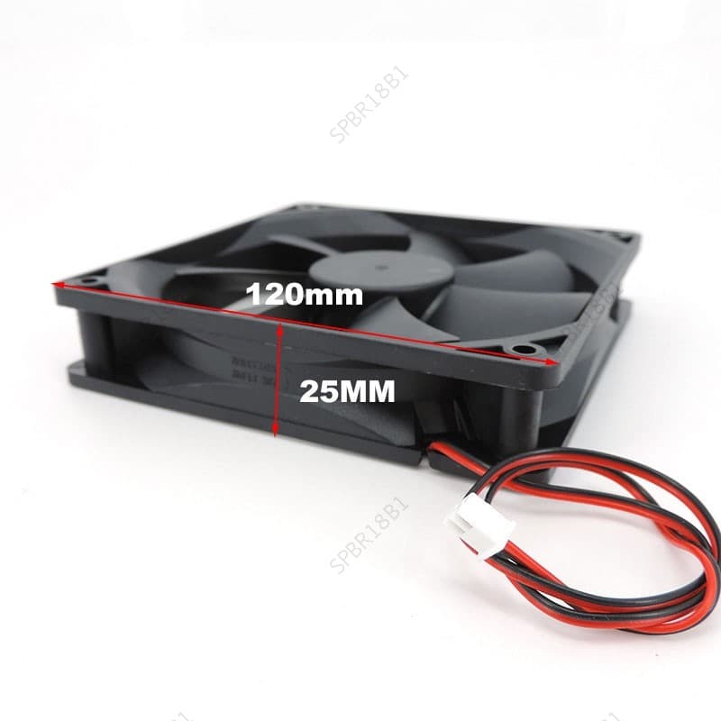5V 12V 24V Manga Ventilador De Refrigeração 120x120x25mm DC Refrigerador Sem Escova Para Computador Portátil Caso BR18B1