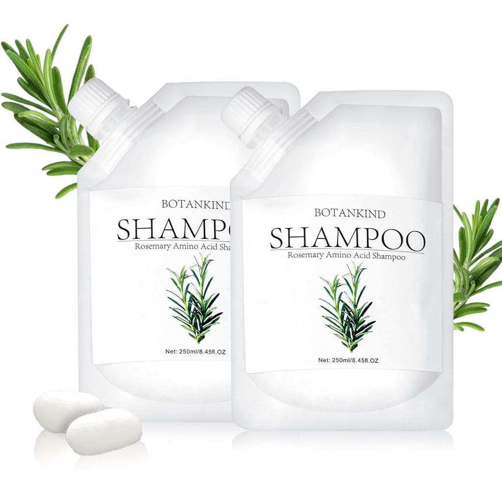 Pacote com 2 Shampoos de Alecrim com Aminoácidos, Shampoo para Tratamento Capilar, Fórmula Nutritiva e Fortificante para