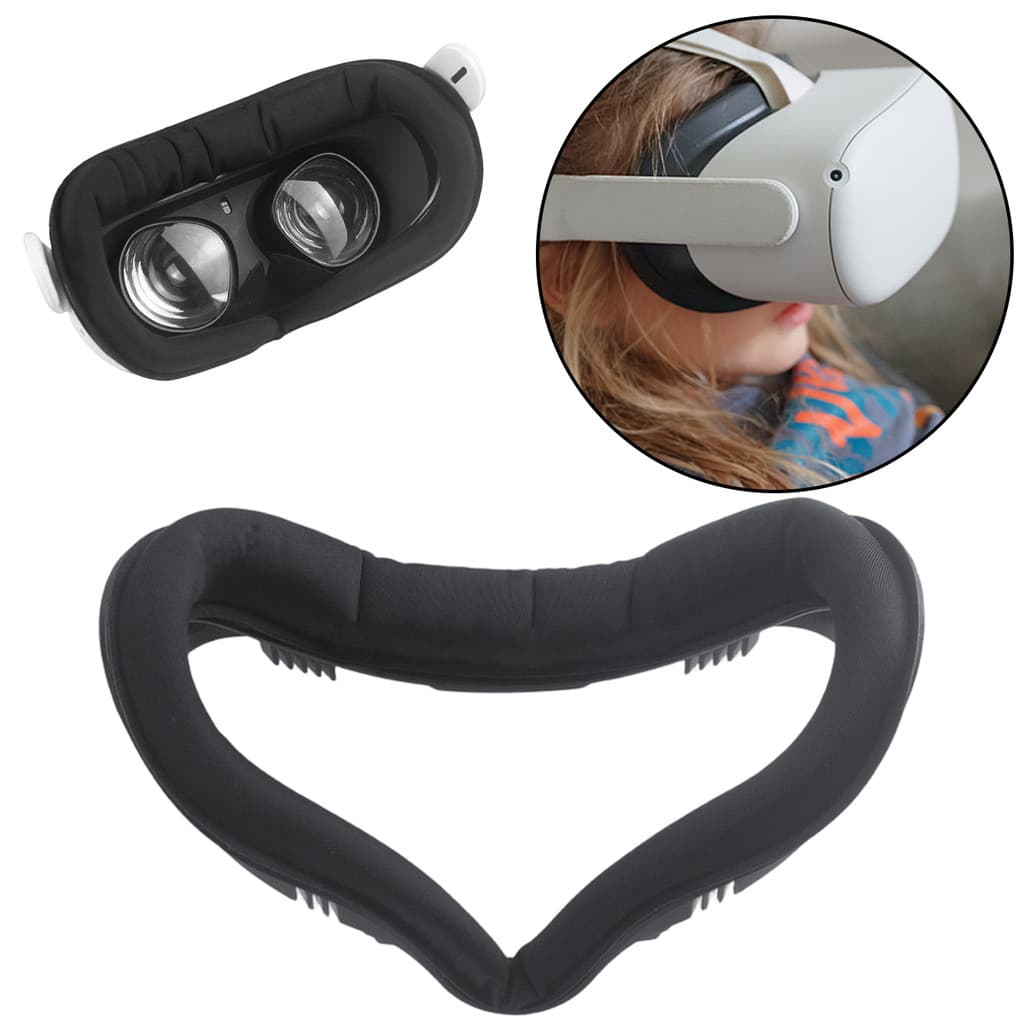 Suporte De Interface Facial Para Meta/Oculus Quest 2 Estrutura De Cobertura De Almofada De Espuma PU Substituível À Prov