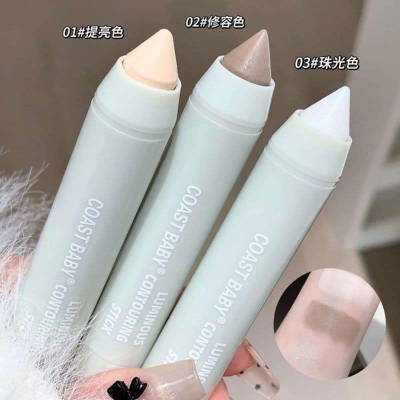 COAST BABY Light Shadow Tridimensional Contouring Stick Natural Brightening Tridimensional Matte Modificação Rosto Nariz
