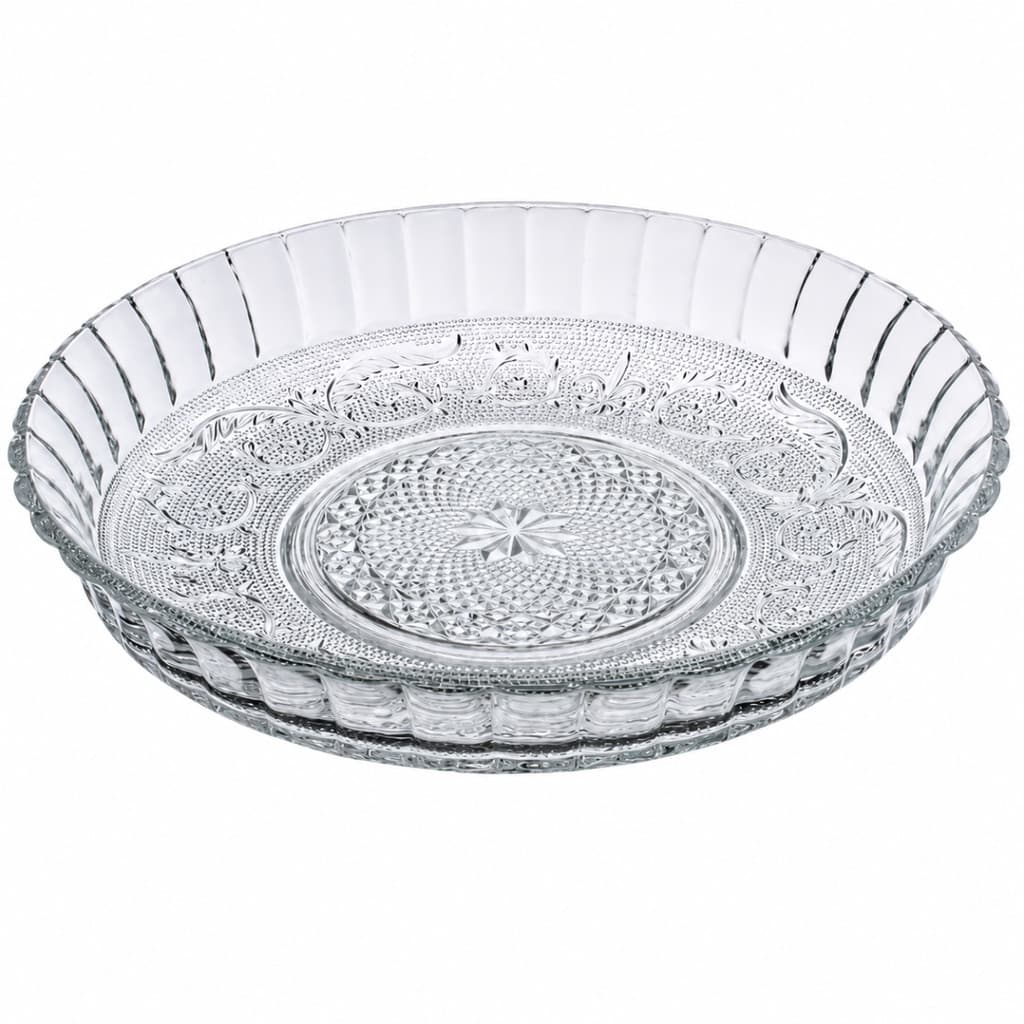 Centro de mesa em vidro Decorativo Mesa Posta Sala Jantar Cozinha Fruteira Resistente Alta Qualidade