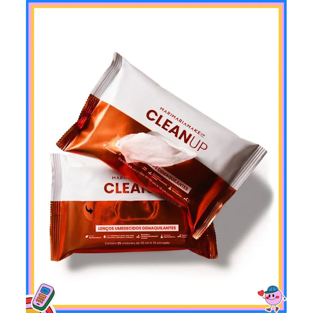 Lenço Umedecido Demaquilante Mari Maria Cleanup
