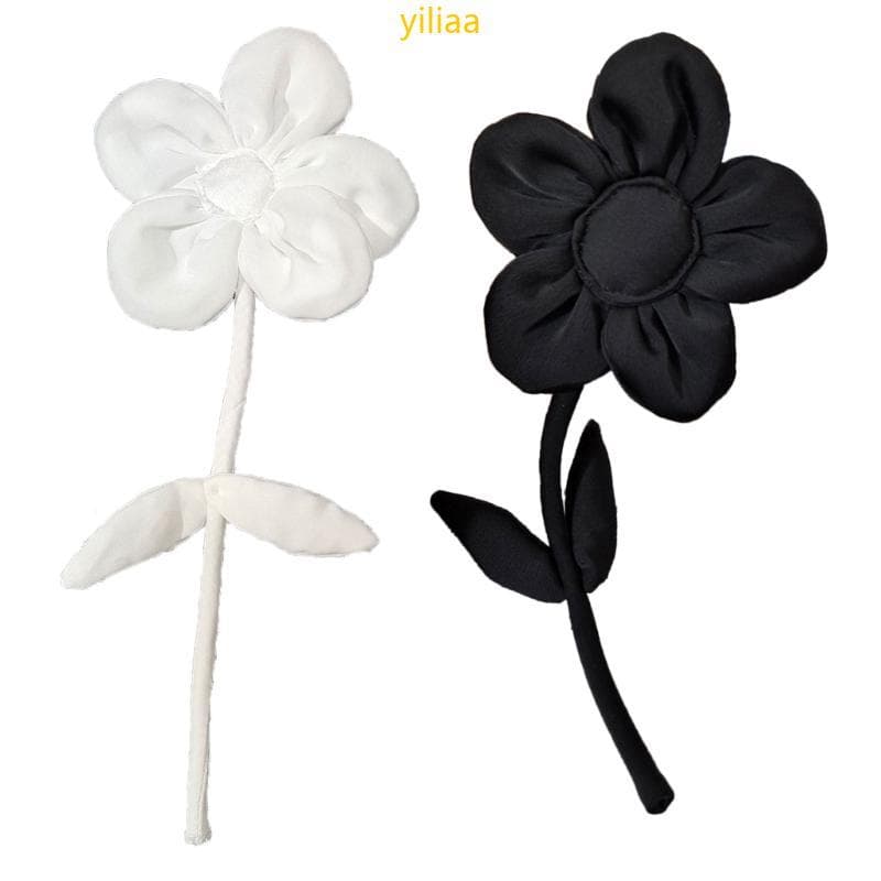 Melhor Broche Tecido Preto E Branco Alfinetes Exagerados Corsage Joias Da