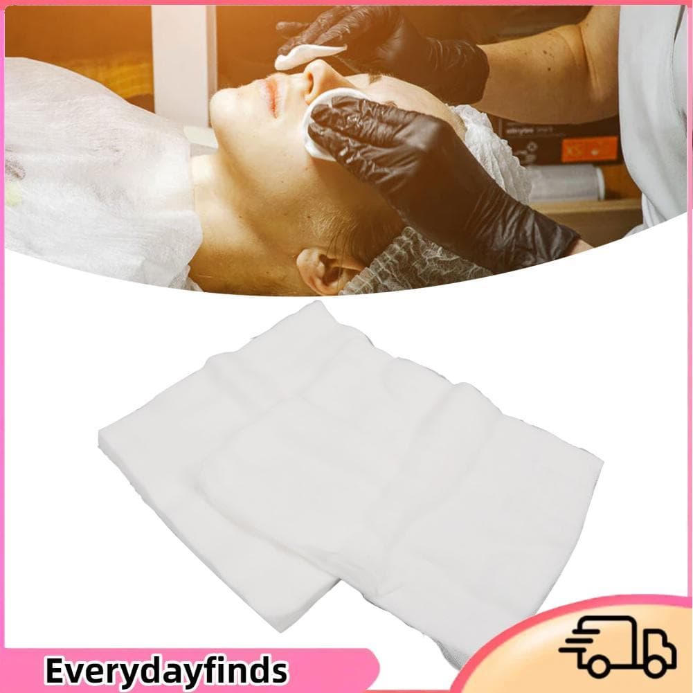 Everydayfinds-br Everydayfinds-br 100pcs gaze máscara facial folha de papel de algodão para spa cuidados com a pele