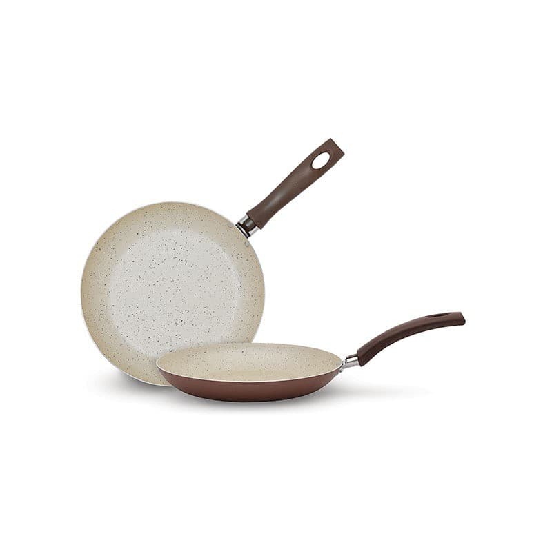Frigideira Grande Apollo 26cm Antiaderente Marrom para Carnes Ovos e Omeletes