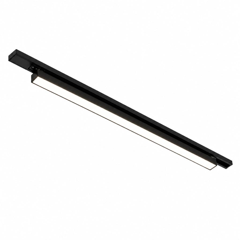 Spot Led Linear Preto para Trilho Magnético 90 cm 40w 4000K
