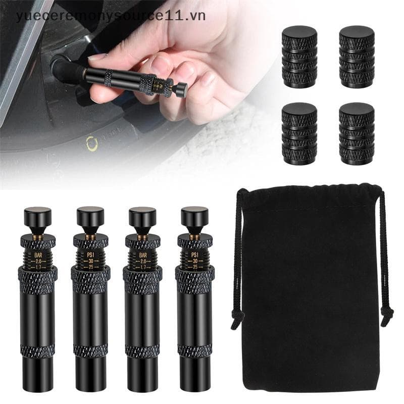 Conjunto De 4 Deflatores Automáticos De Pneus Unidades , Pressão Ajustável Adequada Para Veículos Offroad , Uso De Motoc