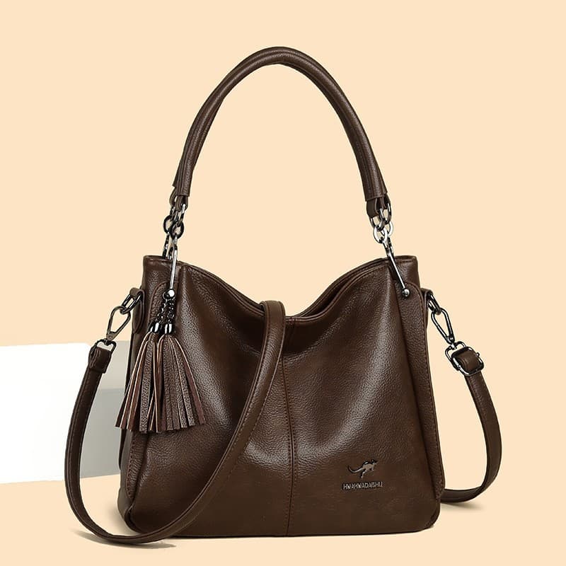 Bolsa feminina bolsa de ombro bolsa mensageiro feminina 2026 novo estilo grande bolsa simples feminina All-Match saco de