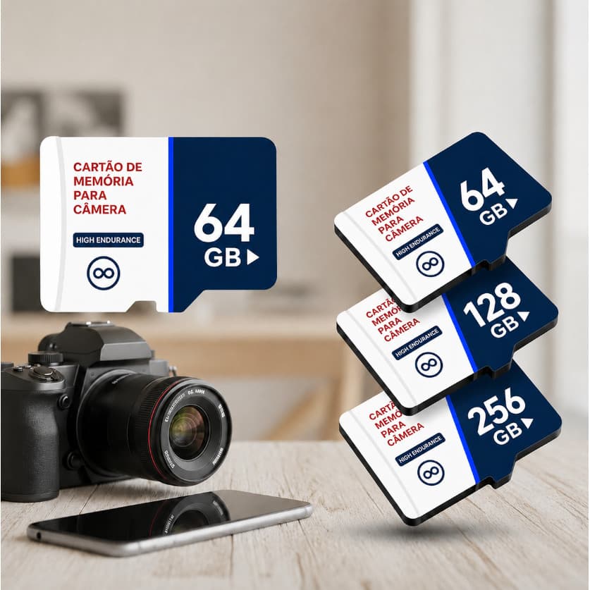 Cartão de Memória MicroSD Para Monitoramento e Câmeras de Segurança e Drone 1
