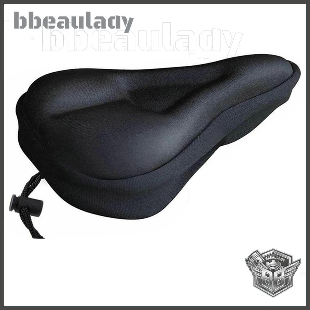 Bbeabr Capas para selim de bicicleta bbeabr esponja preta almofada de assento ergonômica macia capa acolchoada