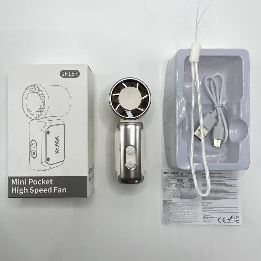 Pacote de gelo violento portátil Mini ventilador de bolso refrigeração ventilador elétrico alto vento portátil equitação