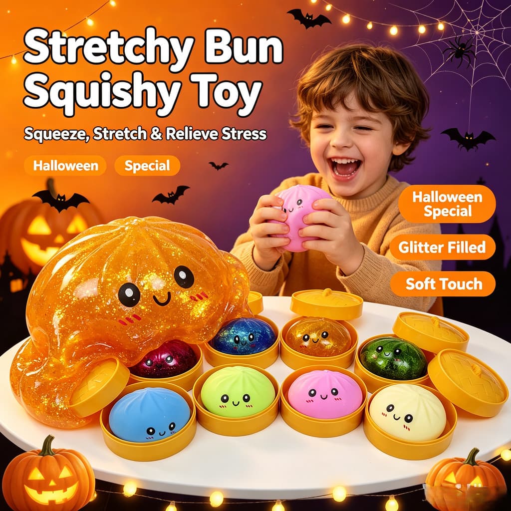 Brinquedo Antiestresse Squishy Kawaii Para Crianças-Presente Relaxante Macio E Espremível Fofo