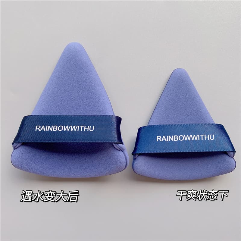 Base de cozimento!O sopro Triangular grande e espesso para Pizza em pó se torna maior quando a reunião Esponja de dupla