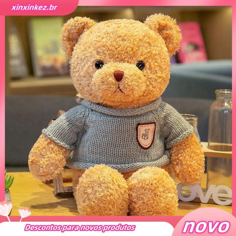 Caixa de presente urso de pelúcia urso de pelúcia urso pequeno boneca Ragdoll presente para namorado namorada prese