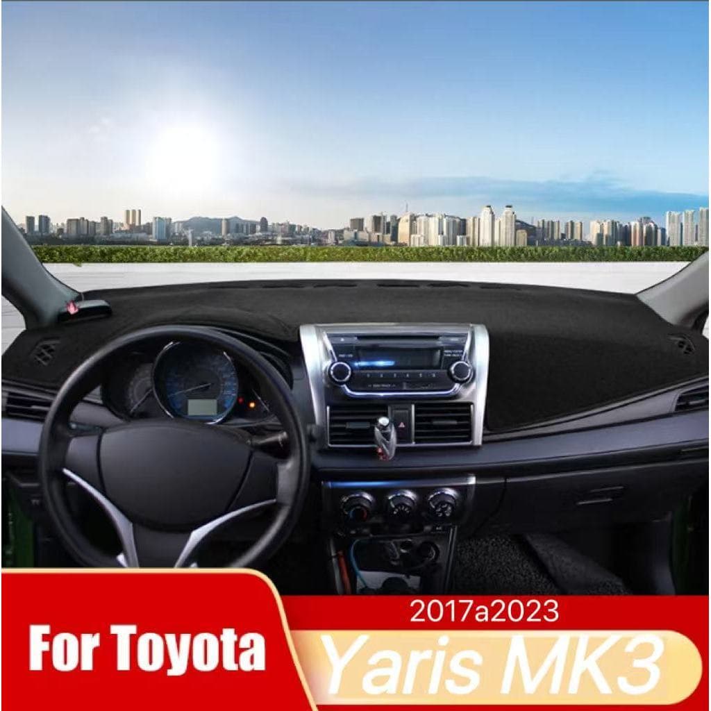 Tapete De Painel De Carro Protetor Solar Antiderrapante Para Toyota Yaris MK3 2017a 2023