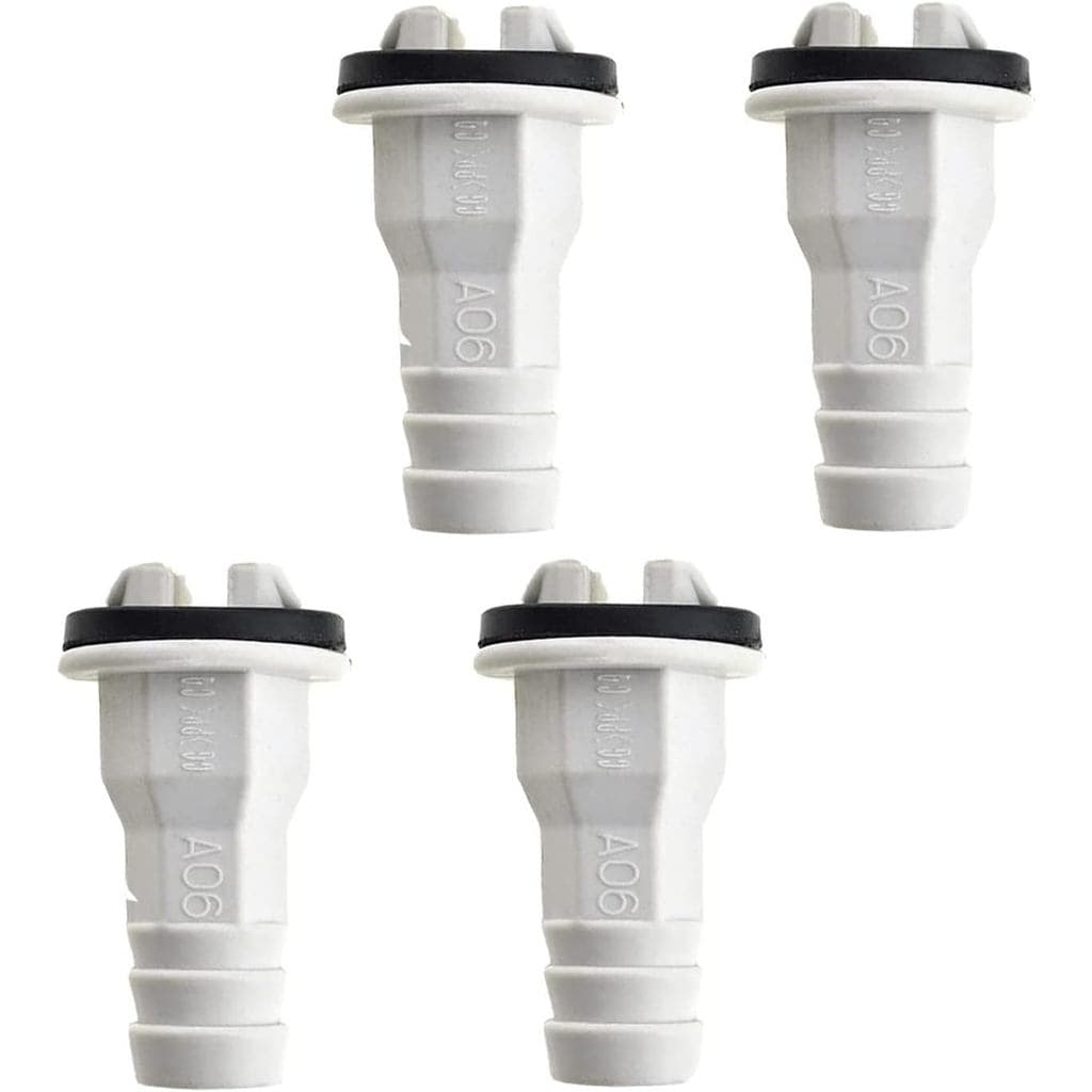 4 Peças Conector de Mangueira de Drenagem para Ar Condicionado de 15mm (0,6 Polegadas), Adaptador Reto para Drenagem de