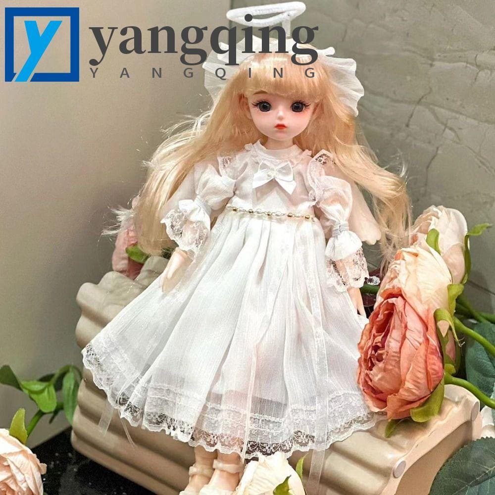 YANGQING Princess Dress Up Bonecas Bjd , 1/6 SD Olhos Atraentes Boneca De 30 Cm Com Roupas , Anime