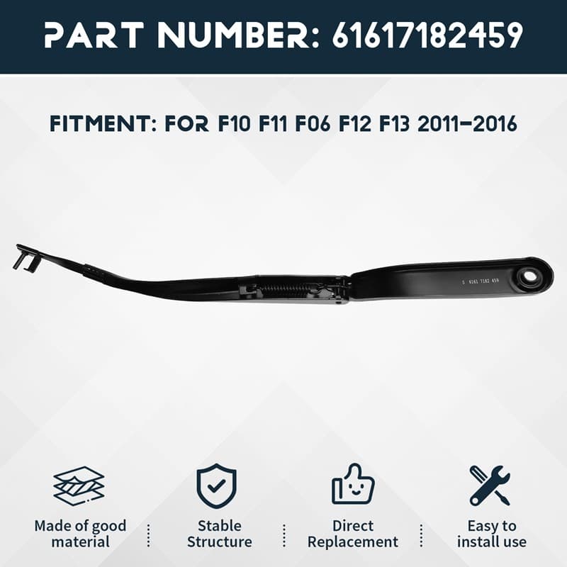 61617182459 Carro Esquerdo Motorista Lado Pára-Brisa Limpador Braço Acessórios Do Para F10 F11 F06 F12 F13 2011-2016
