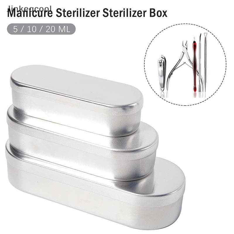 Caixa Esterilizadora Jqbr , Resistente A Altas Temperaturas , Bandeja De Ferramentas Para Unhas Dentárias , Esterilizado