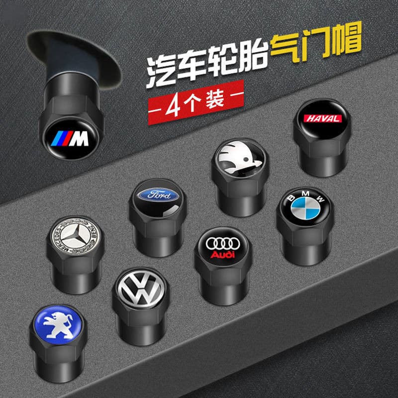 Adequado para modificação da tampa da válvula do pneu de carros JEEP, Mercedes-Benz, Audi, Volkswagen, BMW, Land Rover,