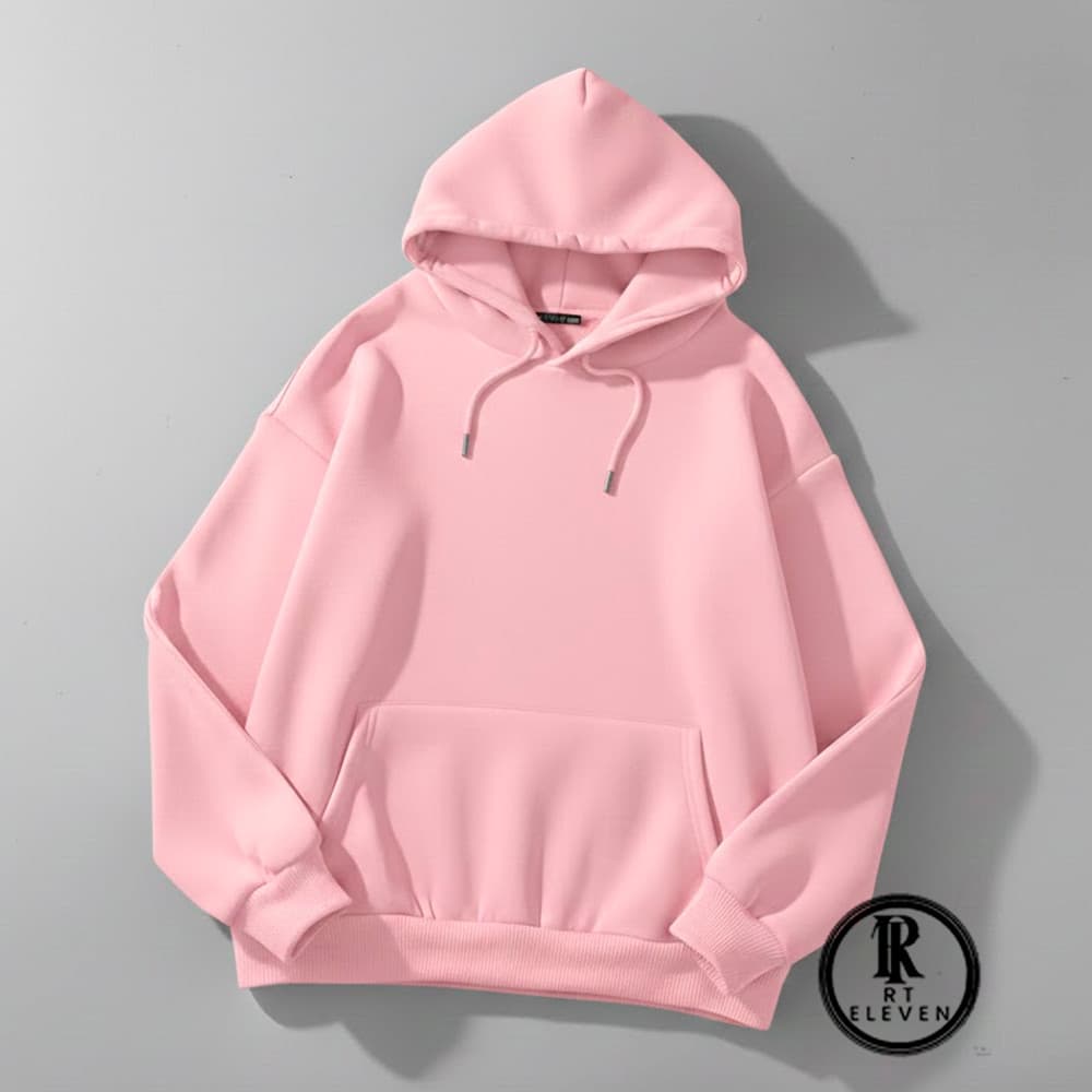Moletom Canguru Feminino Casaco Blusa de frio Lisa Canguru com bolso e capuz Diversas cores
