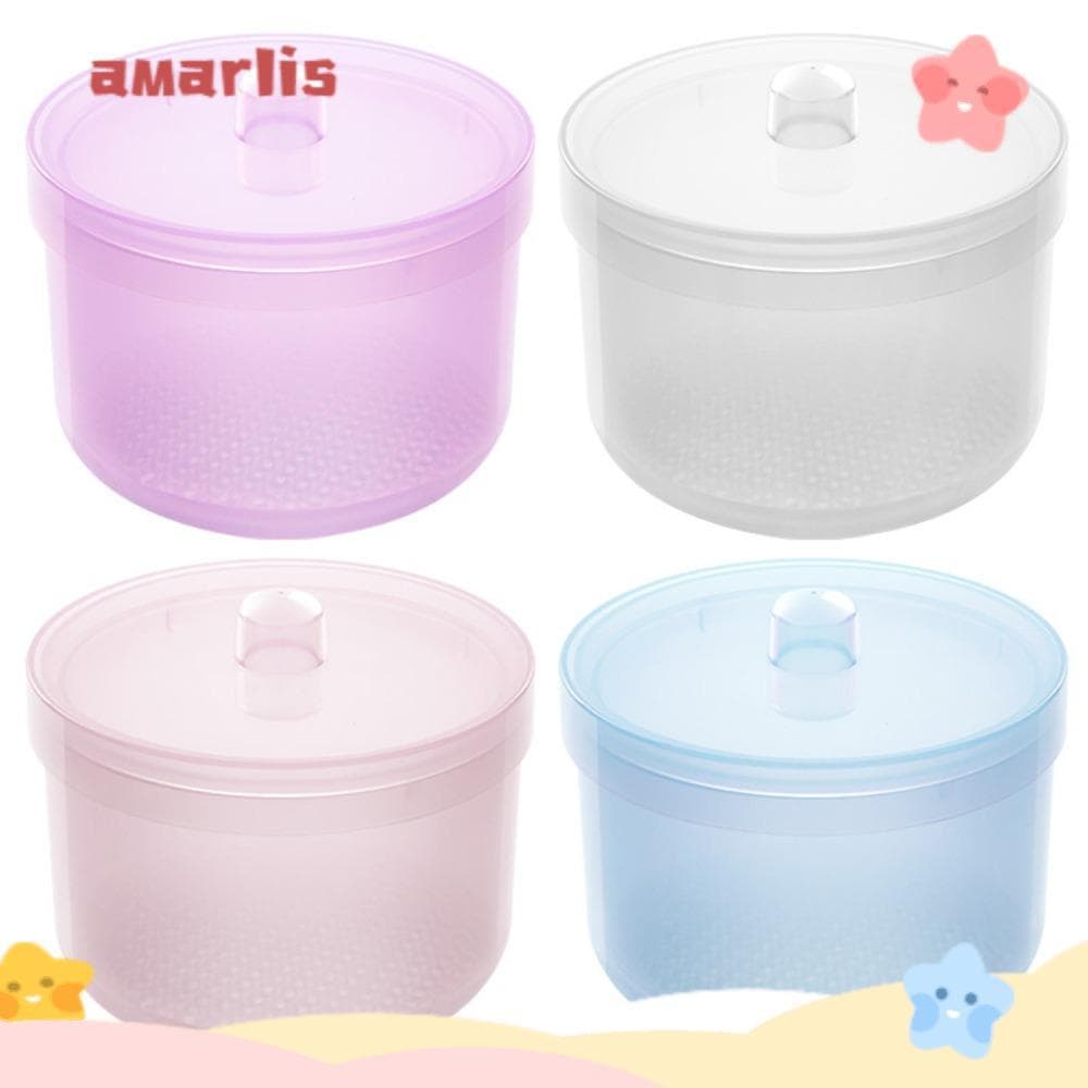 Esterilizador De Brocas AMARLIS Nail Art , Caixa De Desinfecção De Plástico Rosa Para Arte Em Unhas , Com Tampa