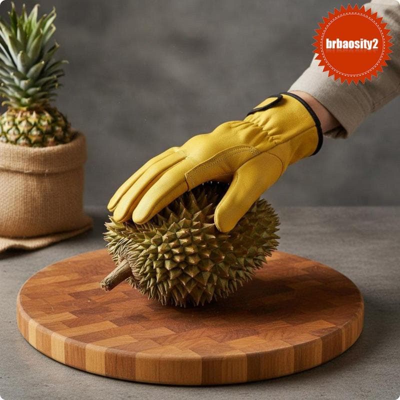 [Brbaosity2] Luvas Antifuros De Trabalho Resistentes A Espinhos Espessadas Proteção Manual De Jardinagem Para Manuseio D