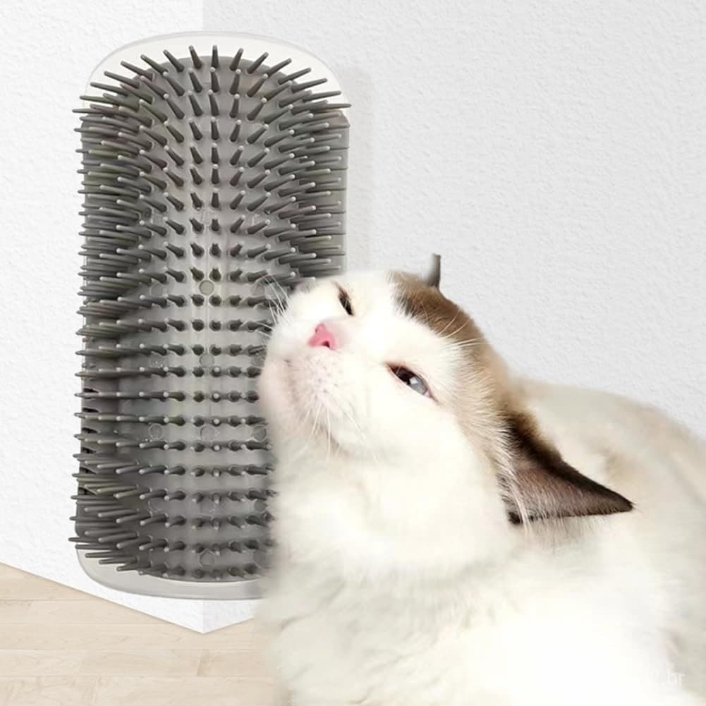 Escova de massagem para gatos, escova de higiene com cerdas de borracha macias, ferramenta de massagem para gatinhos, an