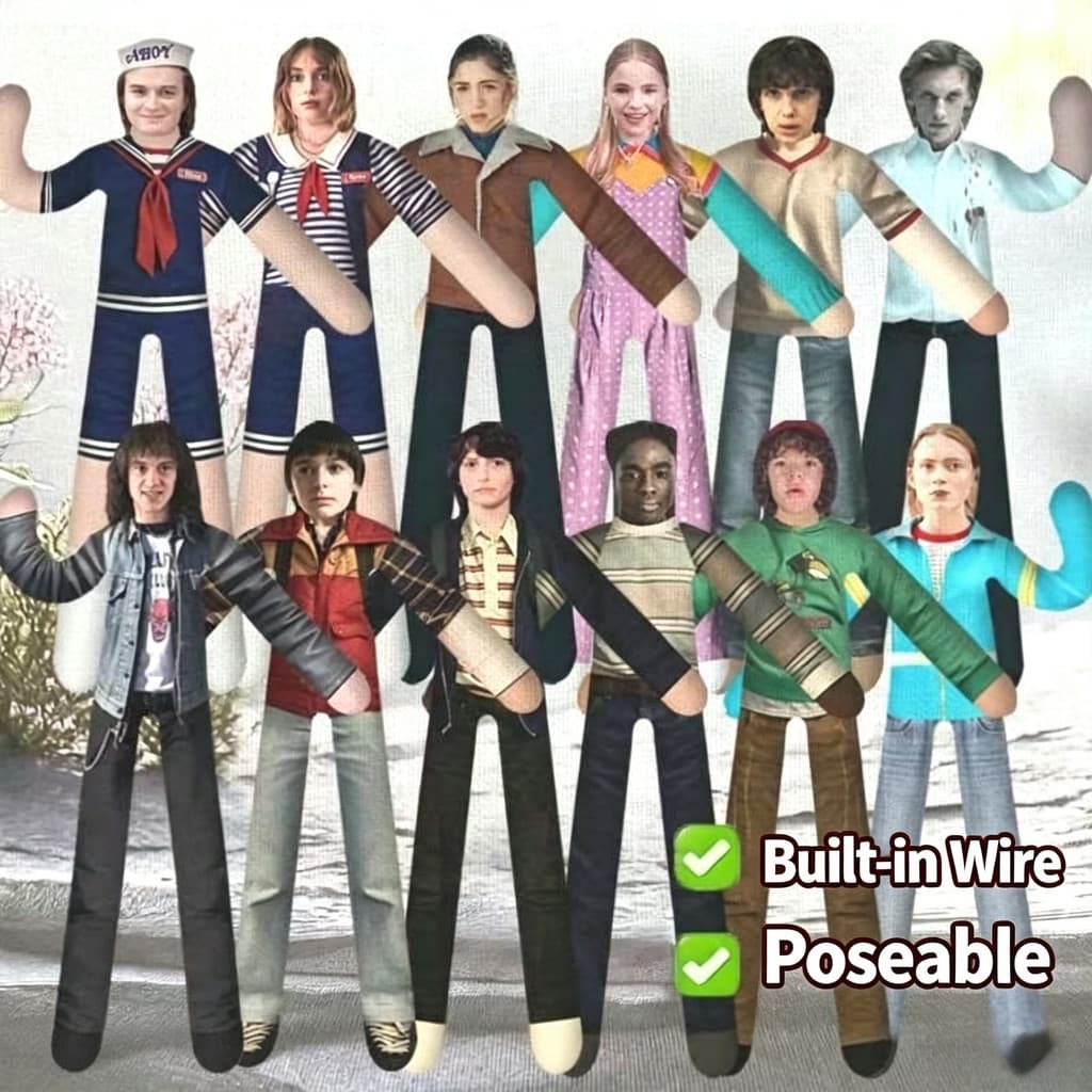 28CM Abstrato Coisas Estranhas Boneca De Pelúcia Corpo Ajustável Poseable Engraçado Brinquedo De Presente Colecionável