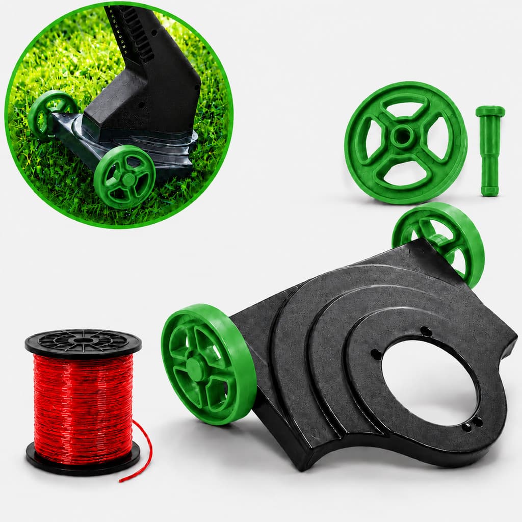 Adaptador Corte Leve Verde para Aparador de Grama + 3m Nylon