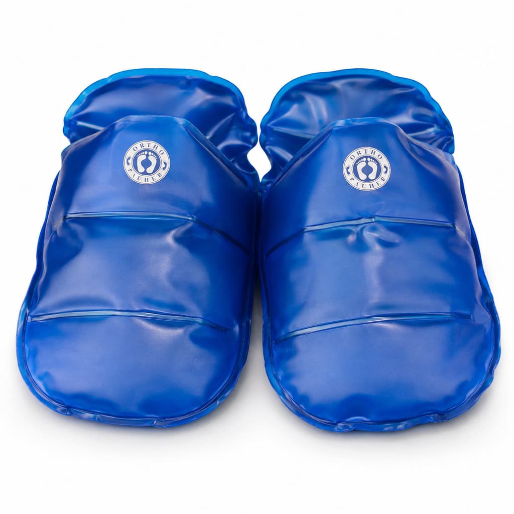 Bolsa Térmica Pantufa Gel Compressa Quente Frio Dor Pés