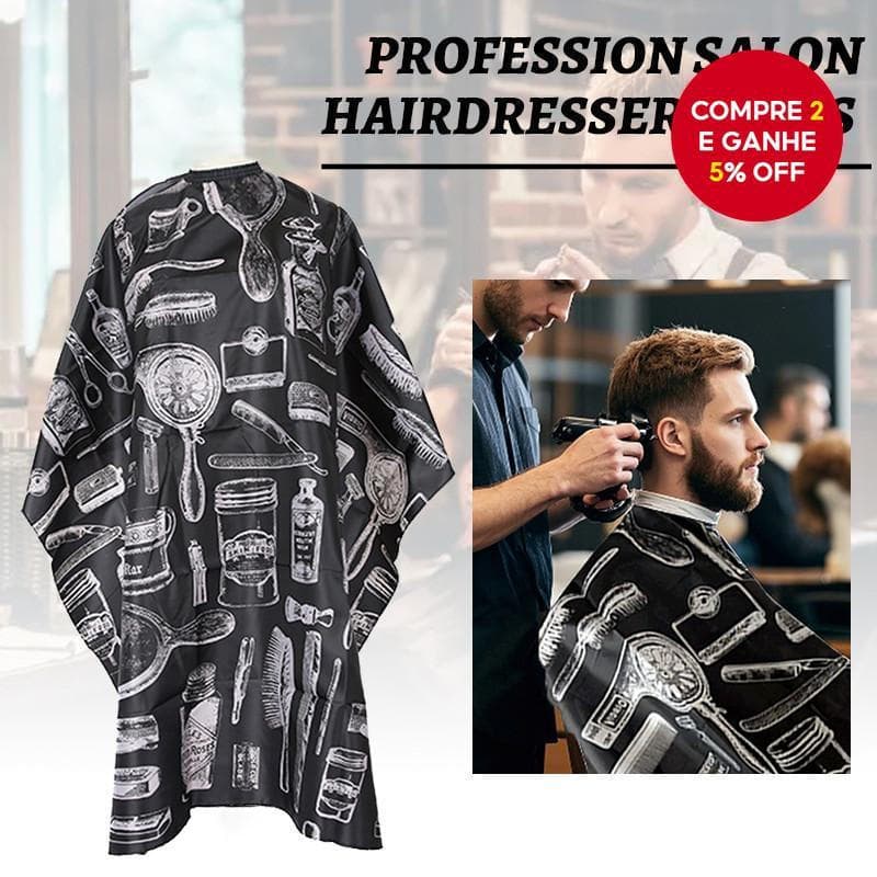 Adulto salão de beleza cabeleireiro avental à prova dwaterproof água Perm xale corte de cabelo roupas barbeiro roupas es