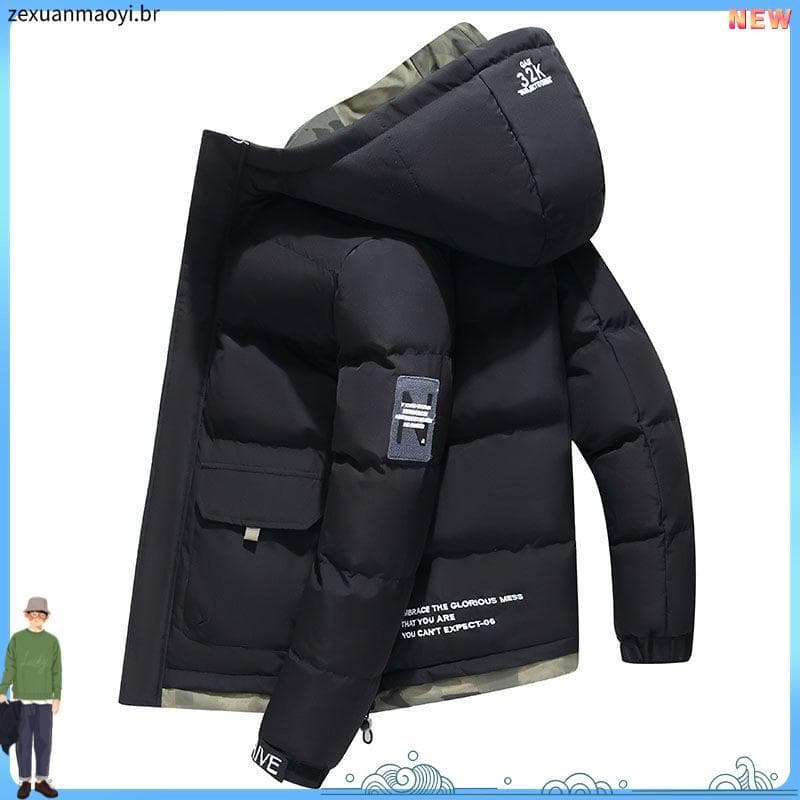 Jaqueta acolchoada de inverno grossa acolchoada jaqueta masculina novo estilo na moda jaqueta Casual juventude jaqueta n