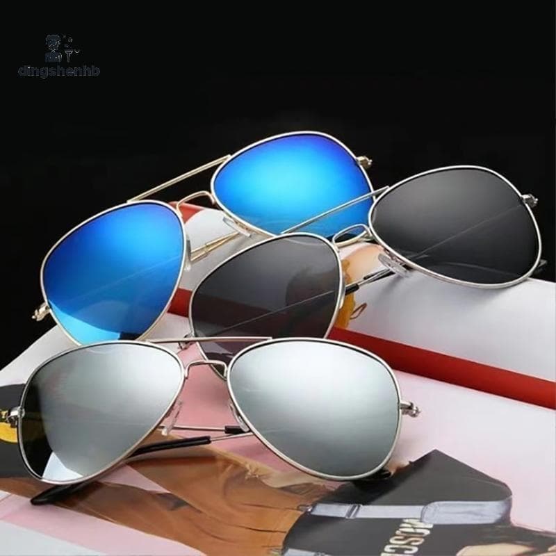 dingshenhb Clássico Retro Oceano Óculos De Sol Para Mulheres Homens Unisex Metal Verão Condução Tons 2024 Bons Produtos