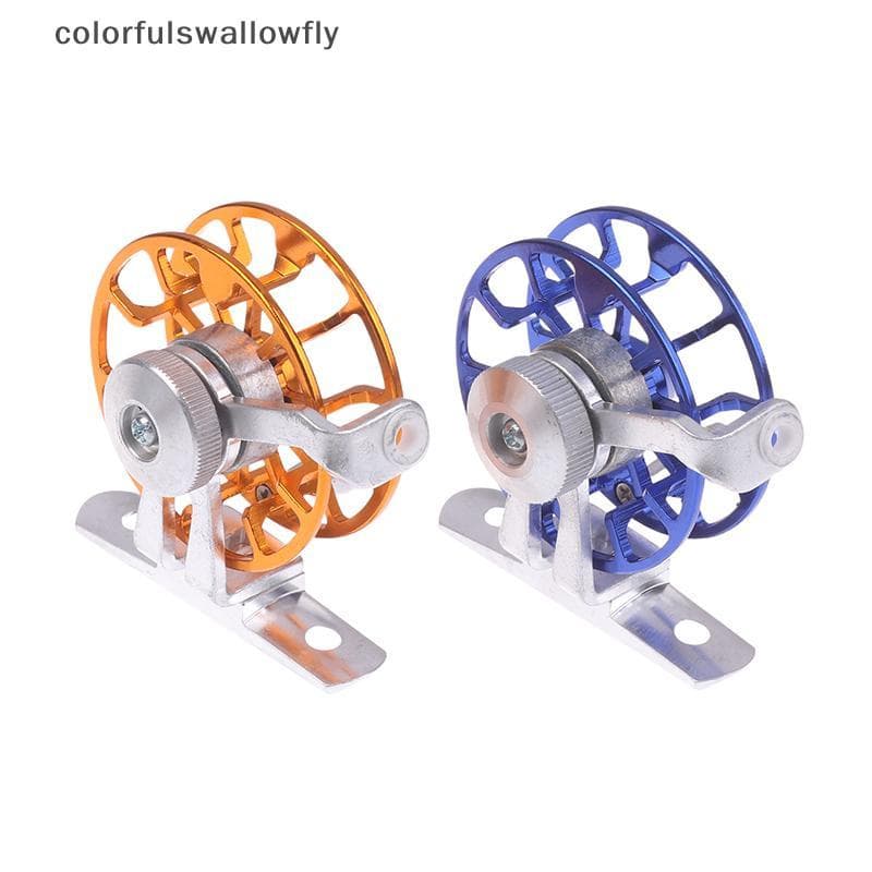 CSF Carretel De Pesca De Metal Inercial Mini Privado Portátil Leve Jangada Inverno Ao Ar Livre Acessórios De Conto