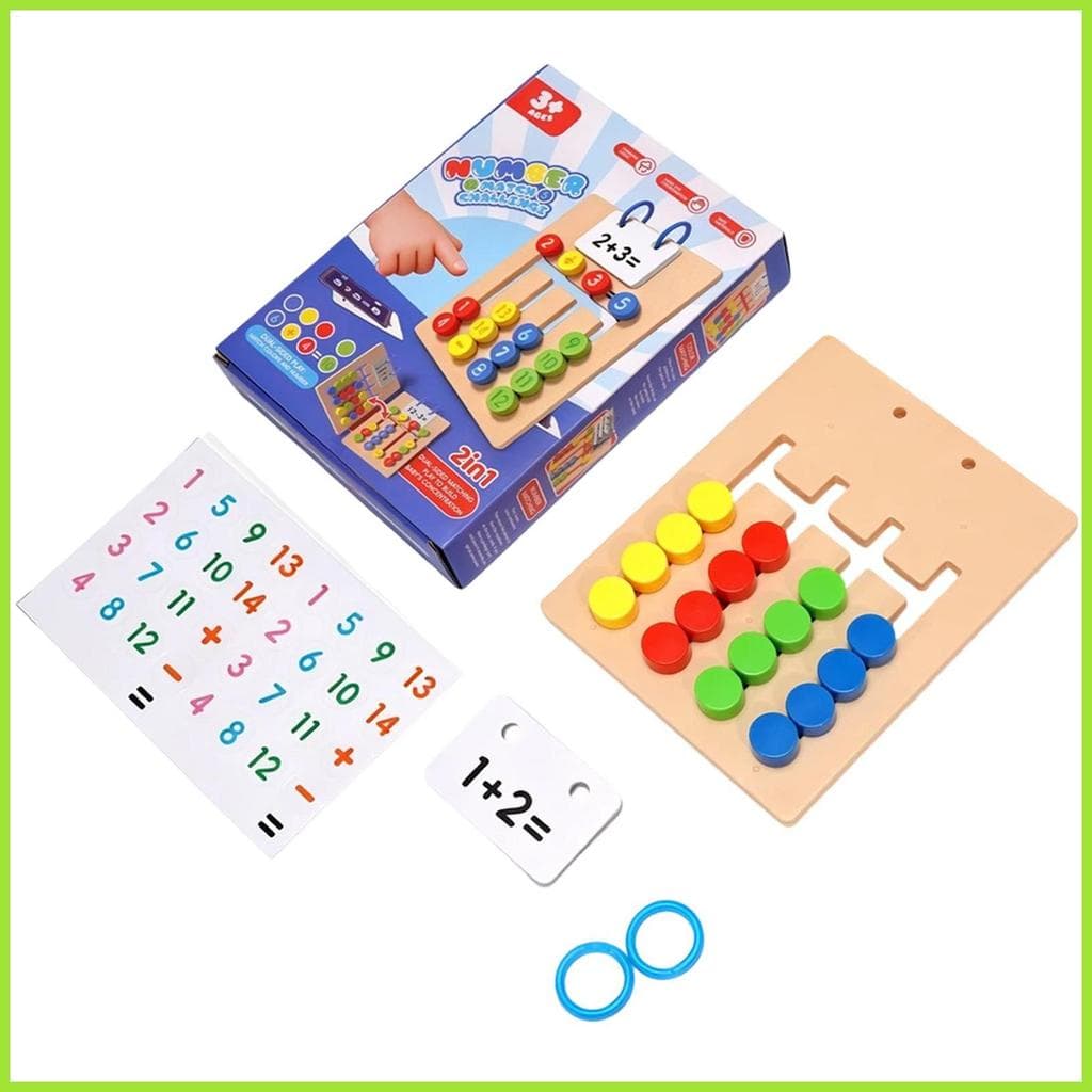 Jogo De Cartas Correspondente Interativo 2 Em 1 , Brinquedos Educativos De Madeira , Atividades De Aprendizagem Pré-Esco
