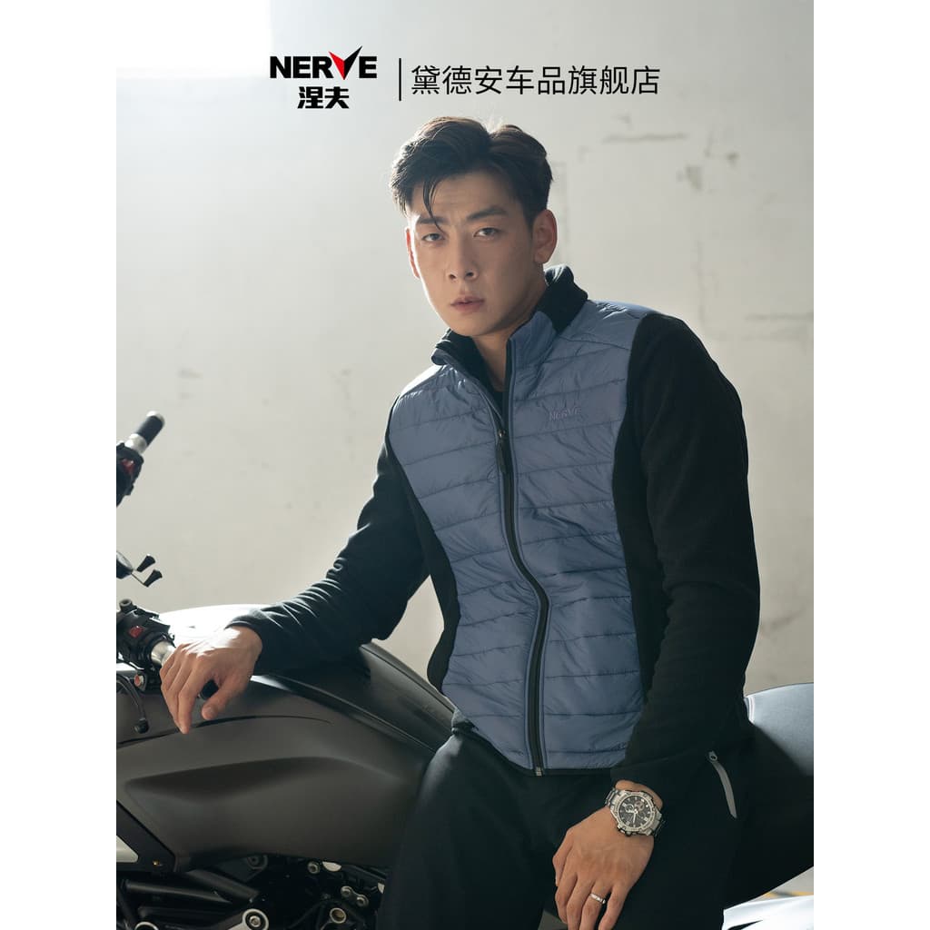 NERVE Camisa de ciclismo para motocicleta, masculina, feminina, forro quente, à prova de vento, à prova de frio, equipam