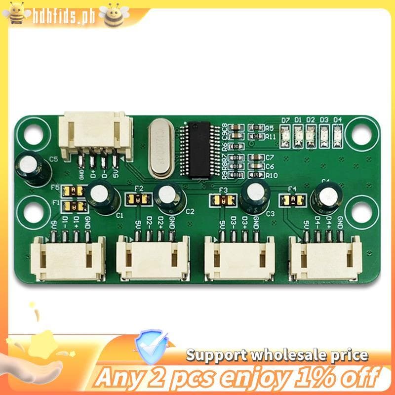 HUB USB2.0 PH2.0 Interface Versão 1 A 4 Portas Módulo USB Divisor Sem Driver