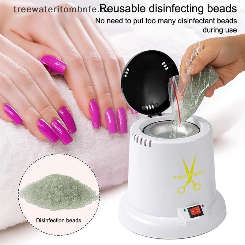 Esterilizador Elétrico De Ferramentas Para Unhas , 1 Peça , Pote De Limpeza De Alta Temperatura , Desinfecção Eficiente