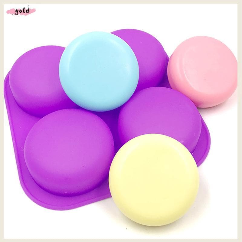 Molde De Sabão De Silicone Dourado , 1 Peça , 4 Cavidades , Faça Você Mesmo , Artesanato , Ferramentas De Decoração De B